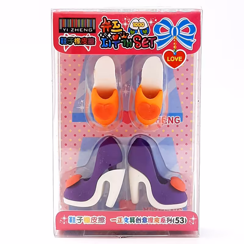 خرید پاک کن فانتزی طرح کفش و دمپایی پک 2 عددی