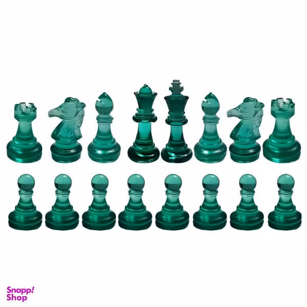 مهره رزینی شطرنج طرح 17 مجموعه 16 عددی