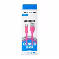 کابل شارژر تبدیل USB به microUSB کینگ استار مدل K106A طول 1 متر