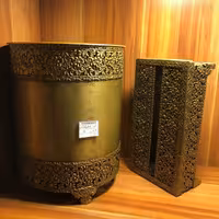 سطل و جادستمال گرد آنتیک