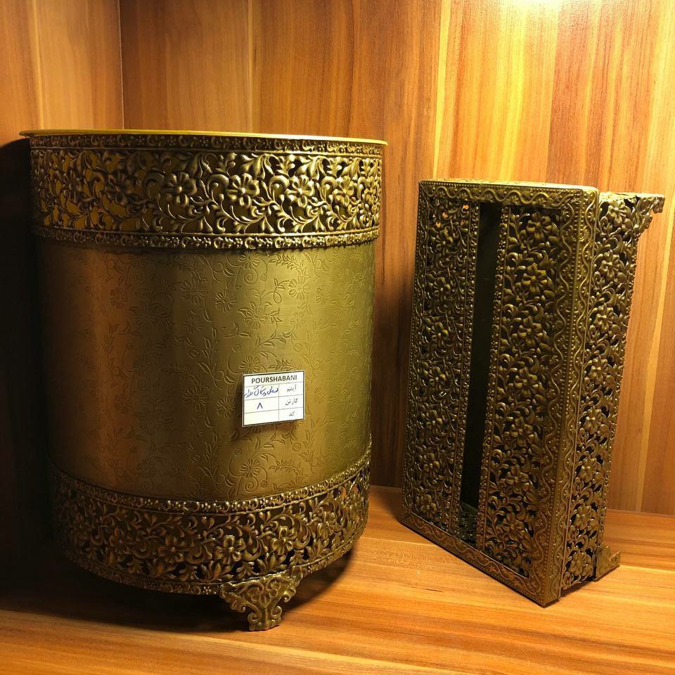 سطل و جادستمال گرد آنتیک