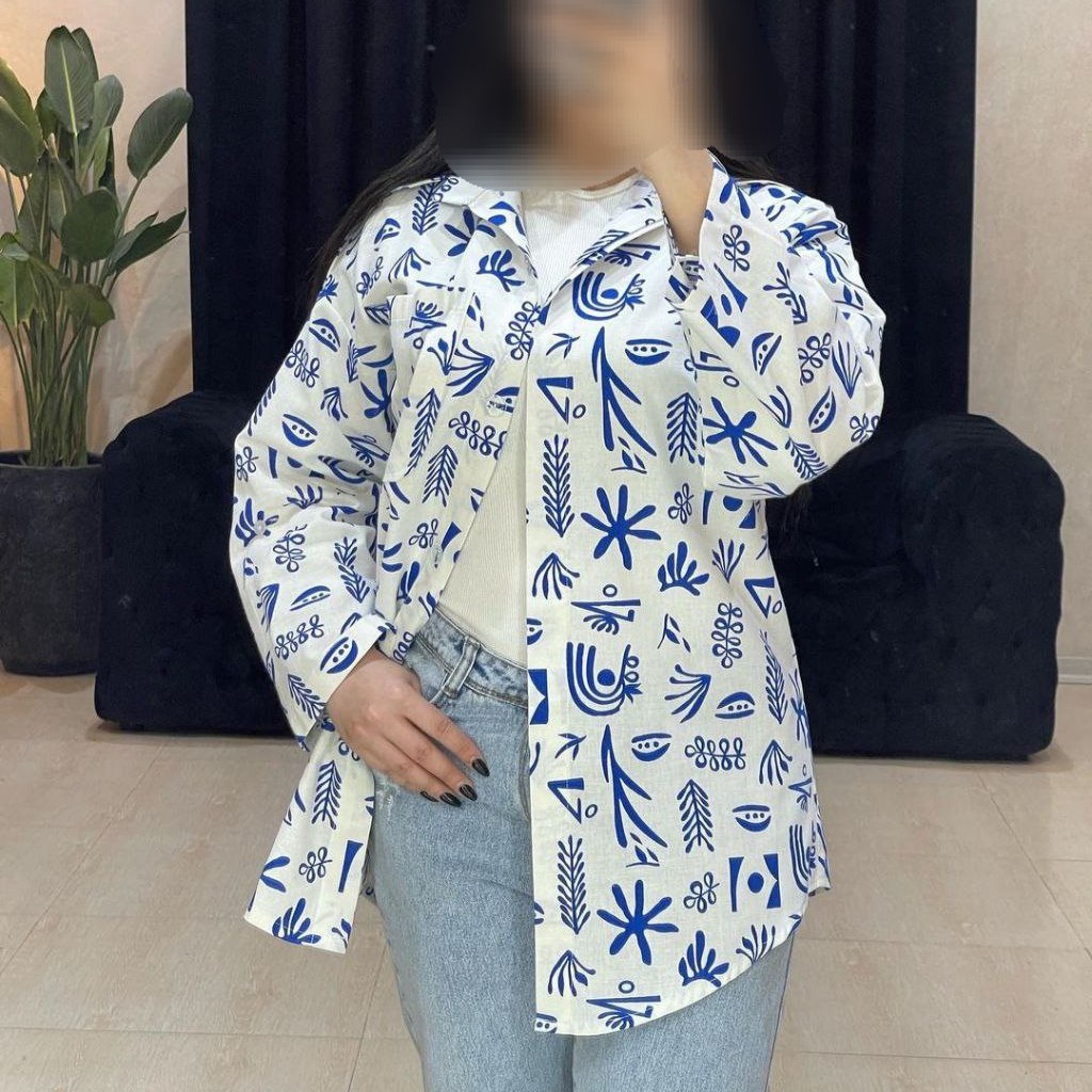 حراج مانتوطرحدار داکرون چاپی قد85 رنگبندی داردسایزبندی