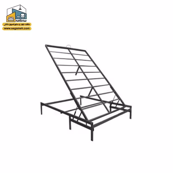کف تخت جکدار فلزی یک نفره - فروشگاه سه گامه
