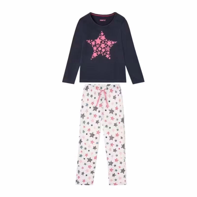 ست بلوز آستین بلند و شلوار  پپرتز  آلمان طرح ستاره 