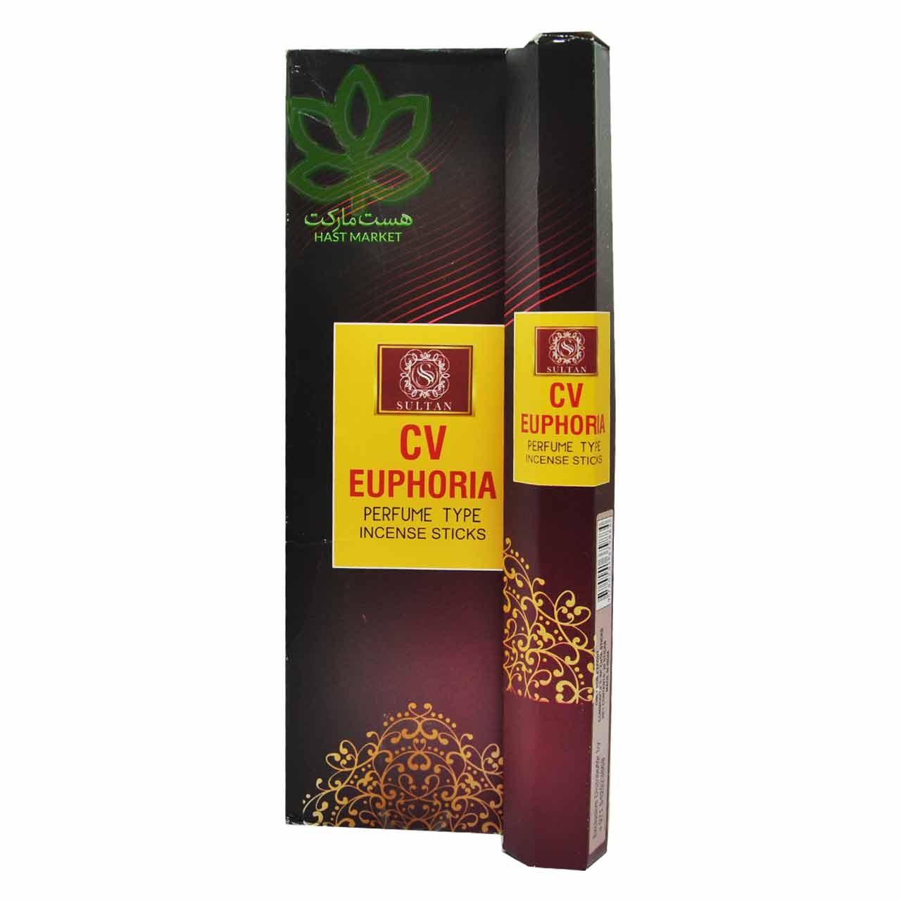 عود هندی عطری سی وی یوفوریا سلطان 20 عدد - sultan