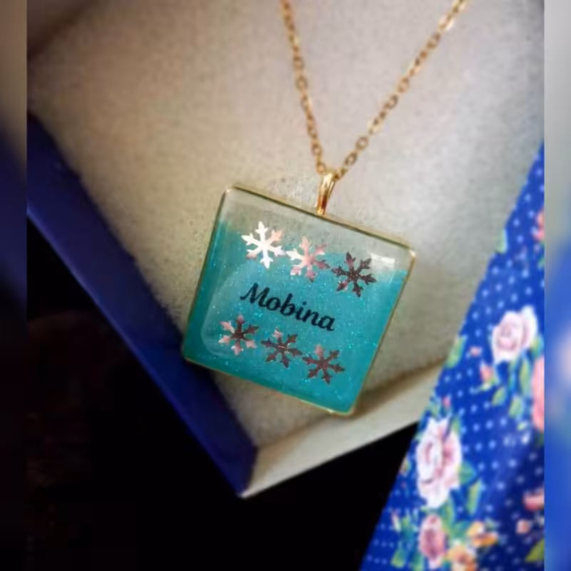 گردنبند اسم مبینا