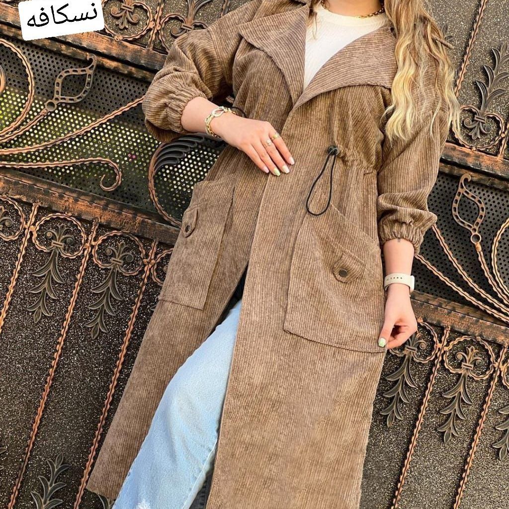 مانتو زنانه مخمل کبریتی بلند شارژ مجدد