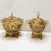  ست آجیل خوری برنزی 