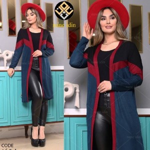 مانتو زنانه کرپ مدل ترکیبی