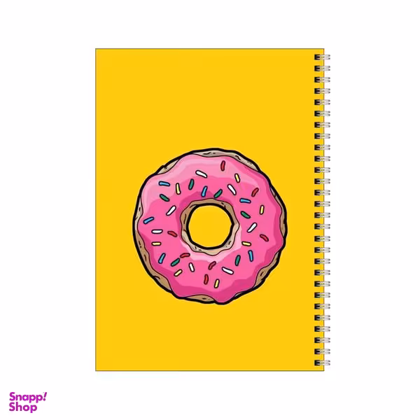 دفتر مشق 80 برگ بامبیلیپ طرح دونات کد 3890692