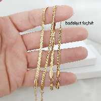 دستبند و پابند ماری ترند استیل بسیار با کیفیت و کاملا رنگ ثابت با آبکاری طلا 