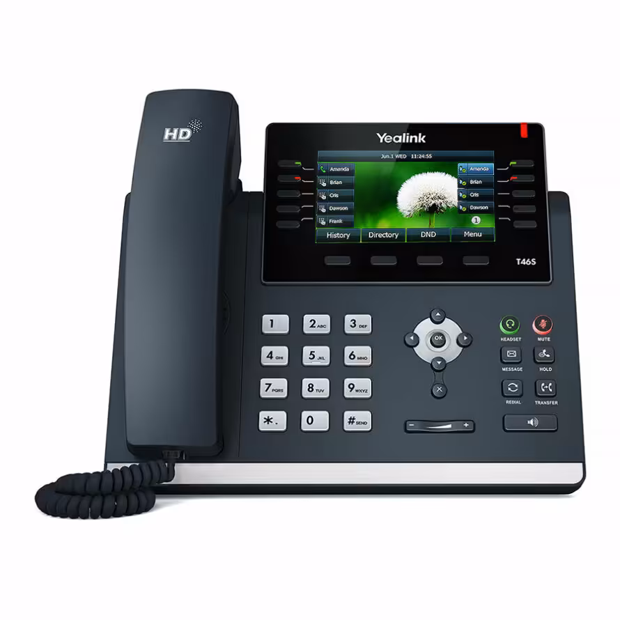 تلفن تحت شبکه یالینک SIP T46S