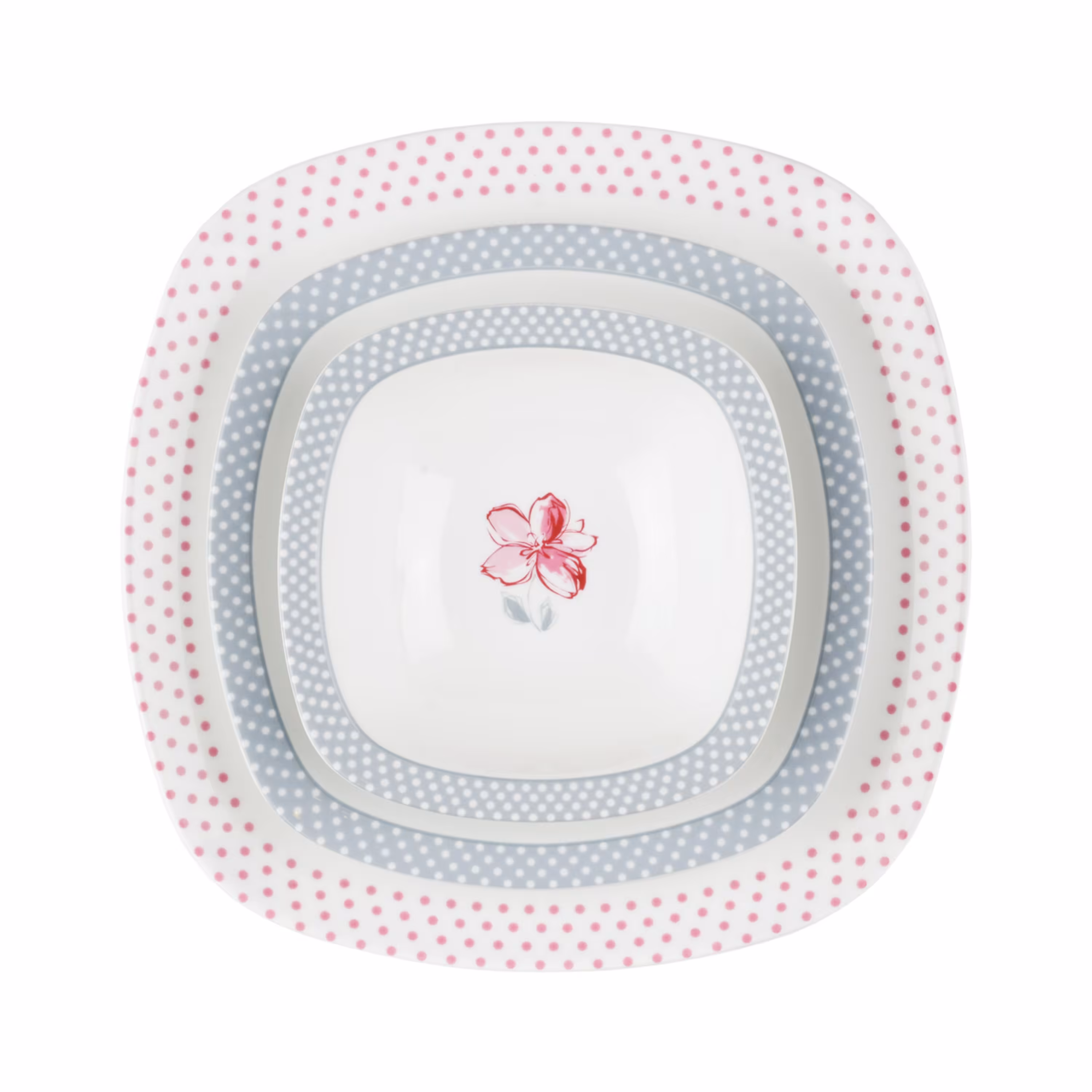 سرویس غذاخوری چینی زرین 6 نفره 27 پارچه والنسیا ارغوانی درجه عالی