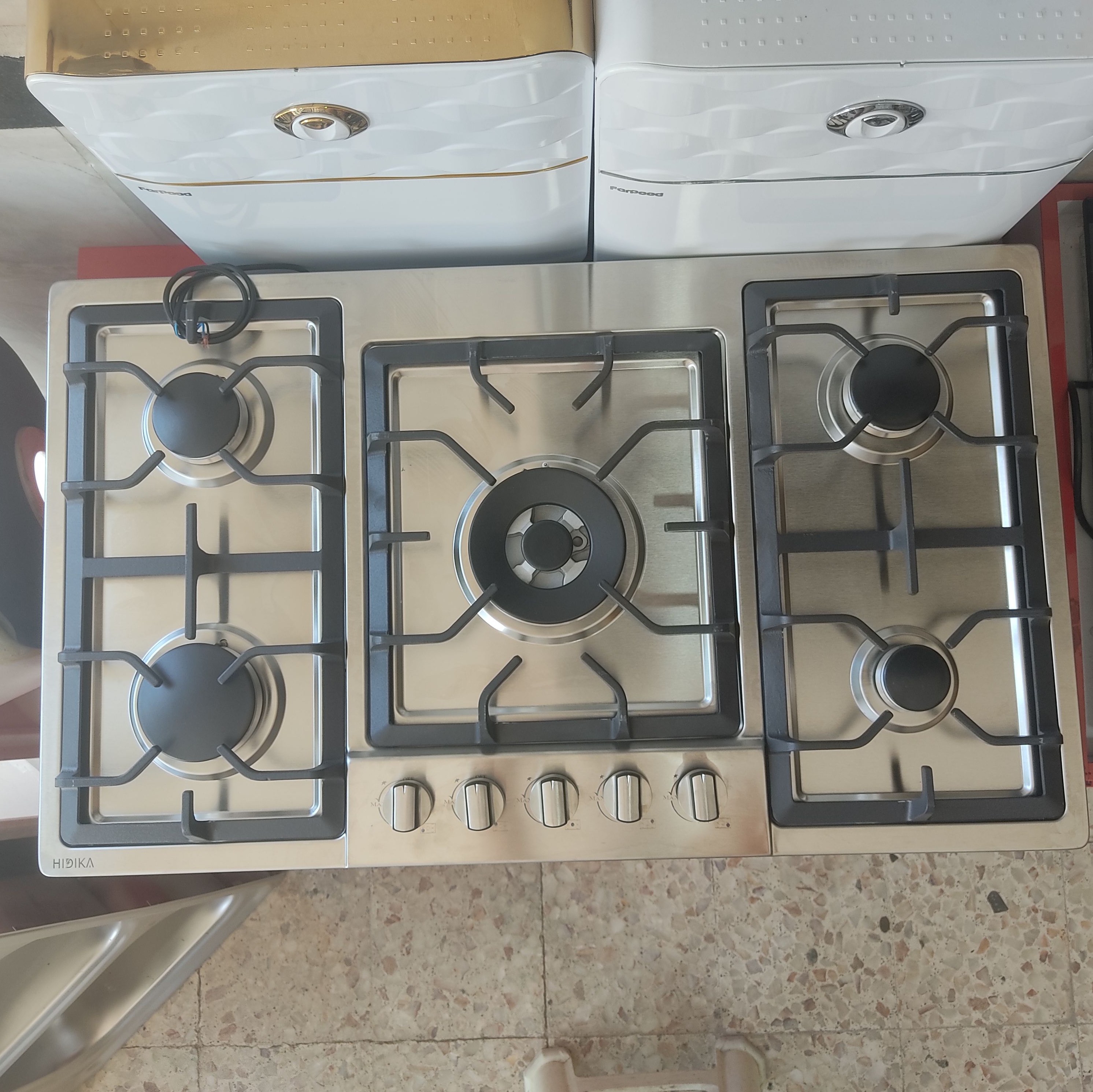 گاز صفحه ای استیل مدل 5040 هیدیکا با پلوپز سه ژیگلوره قوی و دوسال ضمانت ارسال پس کرایه