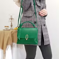 کیف زنانه دو خونه قفل کیو