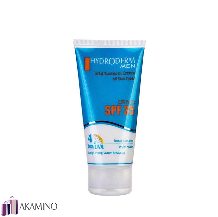 کرم ضد آفتاب SPF35 فاقد چربی مخصوص آقایان هیدرودرم