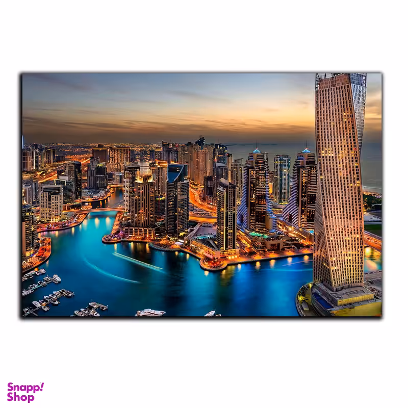 تابلو شاسی بکلیت طرح منظره شهر دبی مدل SH-703