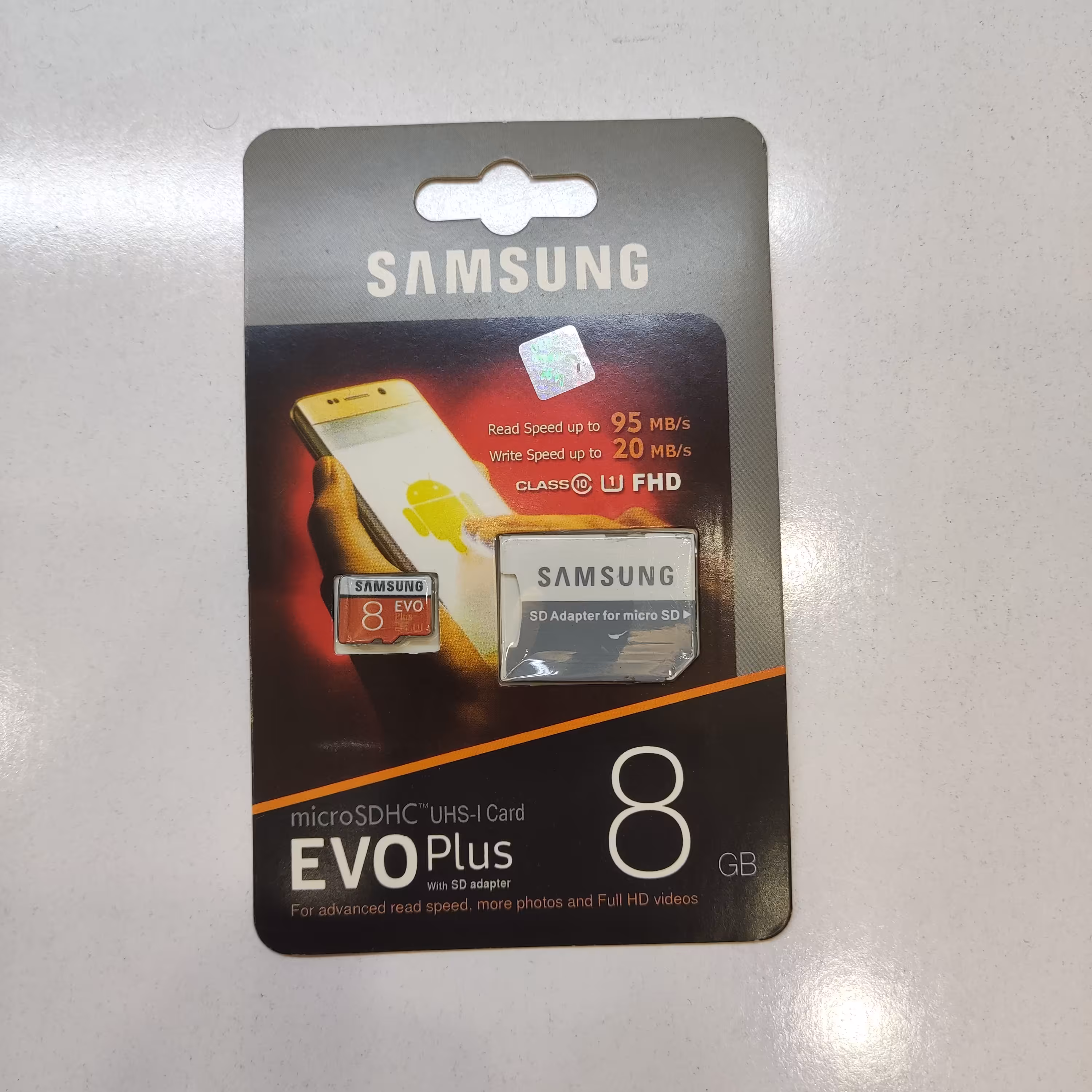 کارت حافظه 8گیگابایت سامسونگ مدل Evo Plus کلاس 10

