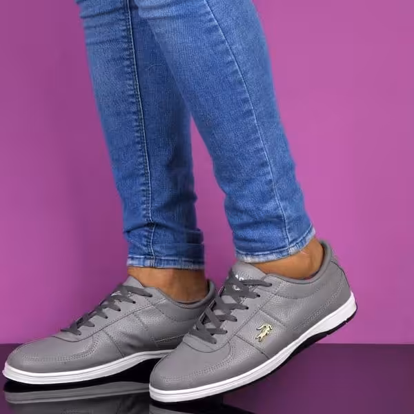 کفش مردانه سایز 41 مدل lacoste طوسی