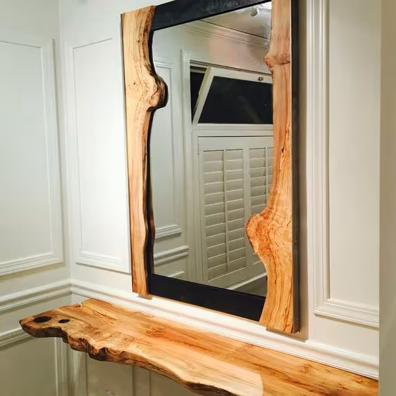 آینه و کنسول روستیک در مدلهای مختلف و قابل سفارش در طرحهای دلخواه شما