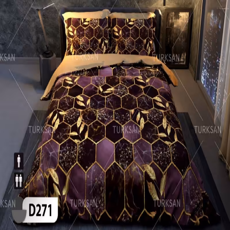 سرویس روتختی ترکسان کد D-271 دونفره 6 تکه