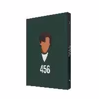 کلاسور 100 برگ پدیده نقش مدل 26 حلقه کالکشن فیلم و سریال طرح squid game کد 04