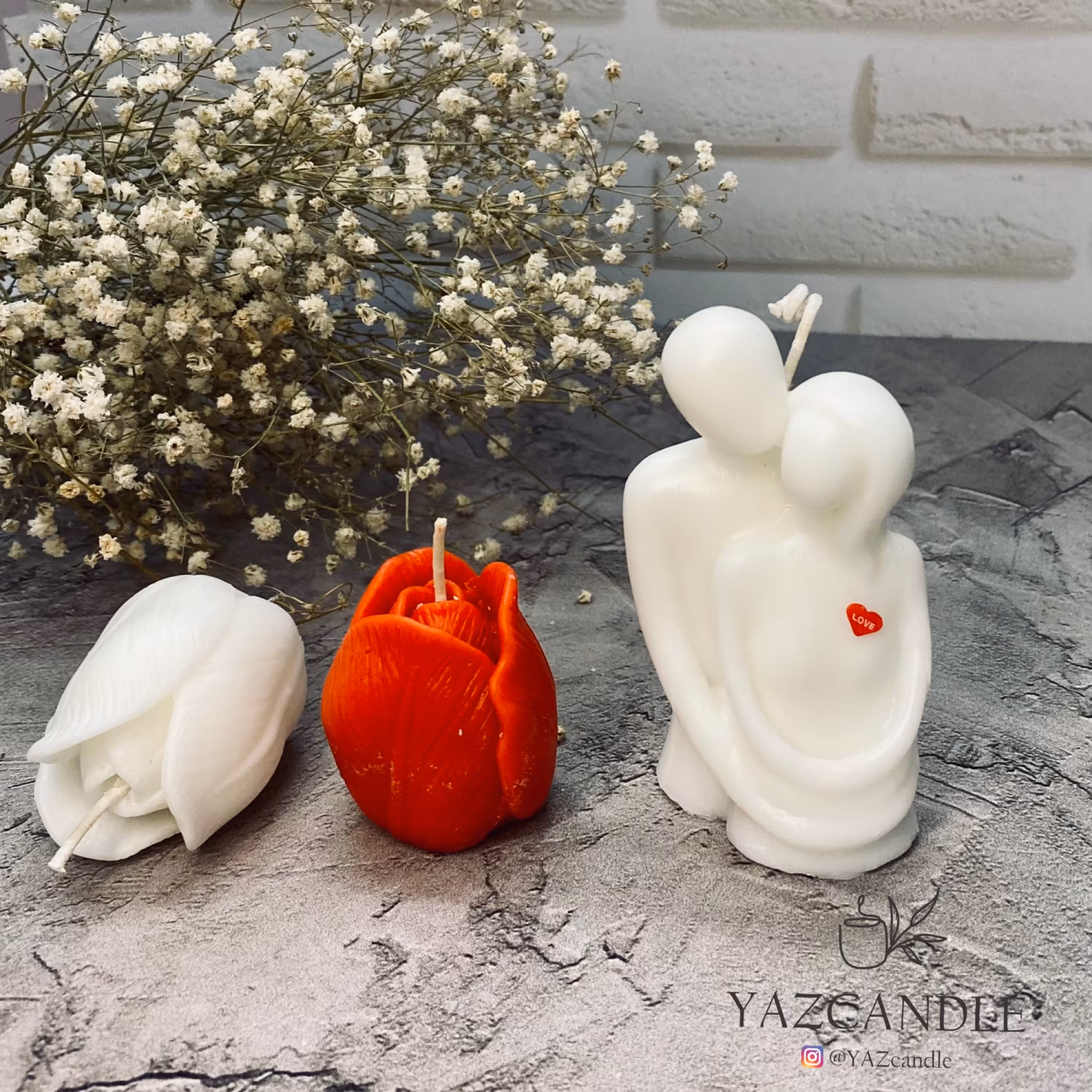 شمع زوج عاشق اغوشی یه هدیه خاص 