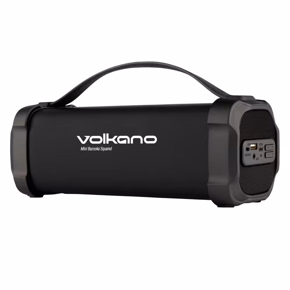 قیمت و خرید اسپیکر بی‌سیم و بلوتوث ولکانو مدل Mini Bazooka Squared | یاس ارتباط