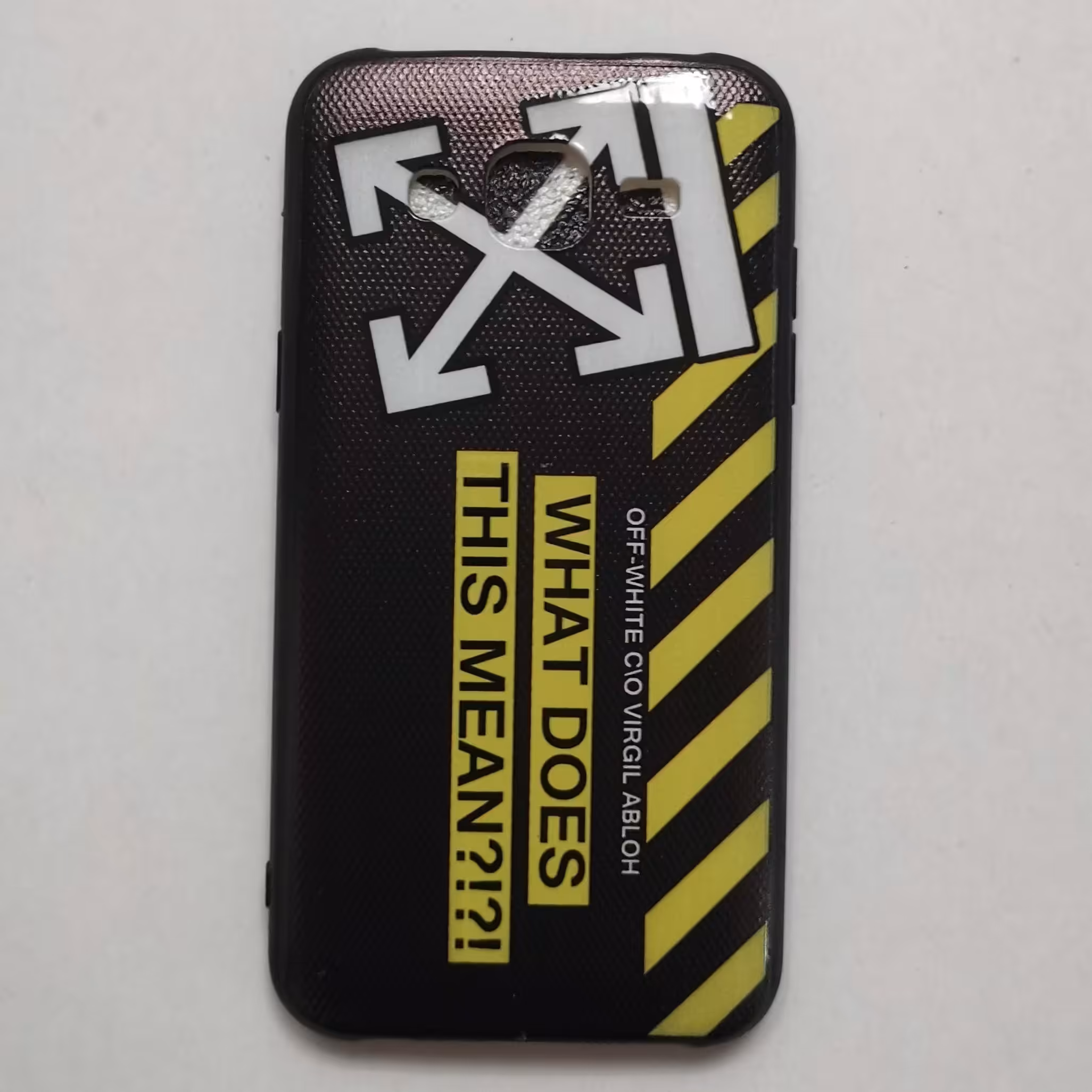 قاب طرحدار OFF WHITE مناسب گوشی سامسونگ J5 2015