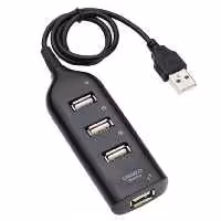 هاب USB 2.0 چهار پورت سیاه