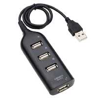 هاب USB 20 چهار پورت سیاه