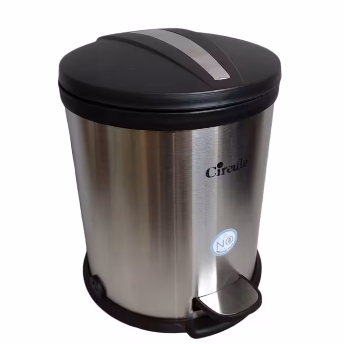 سطل زباله پدالدار سرکوله  مدل 15 لیتری 