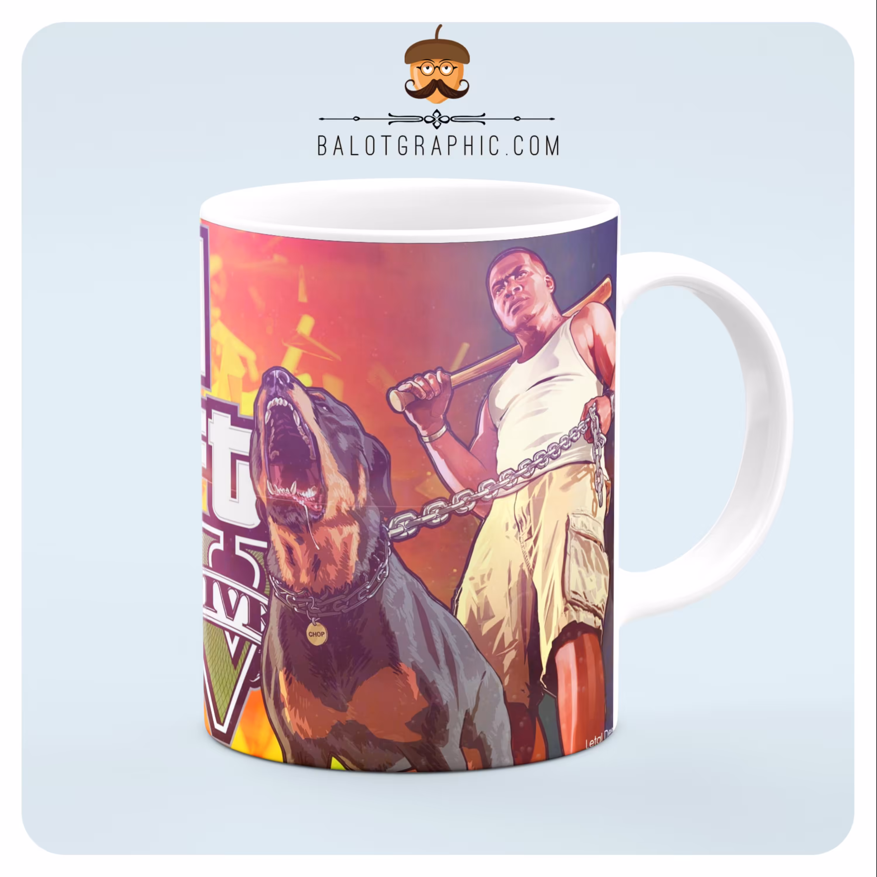 ماگ سرامیکی gta کد BM048 بلوط گرافیک