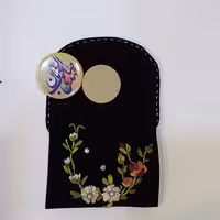 جامهری همراه  گل مینا