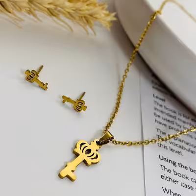 نیم ست استیل طرح کلید