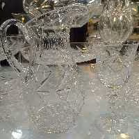 پارچ و گیلاس کریستال اصل بوهمیا چک 