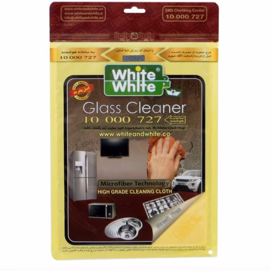 دستمال نانو اصلی-وایت اند وایت- جنس درجه 1 -سامانه فعال