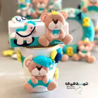 ست سطل آشغال و جا دستمال کاغذی