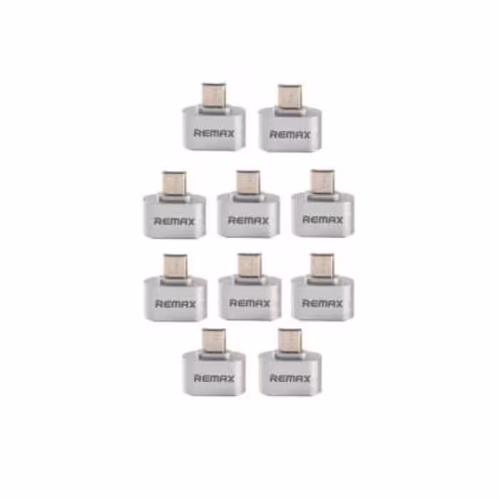 مبدل OTG microUSB ریمکس مدل Pny-10 بسته 10 عددی