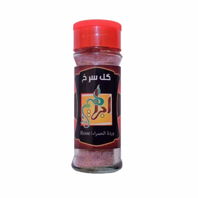 پودر گل سرخ 25 گرمی (شیشه ای)