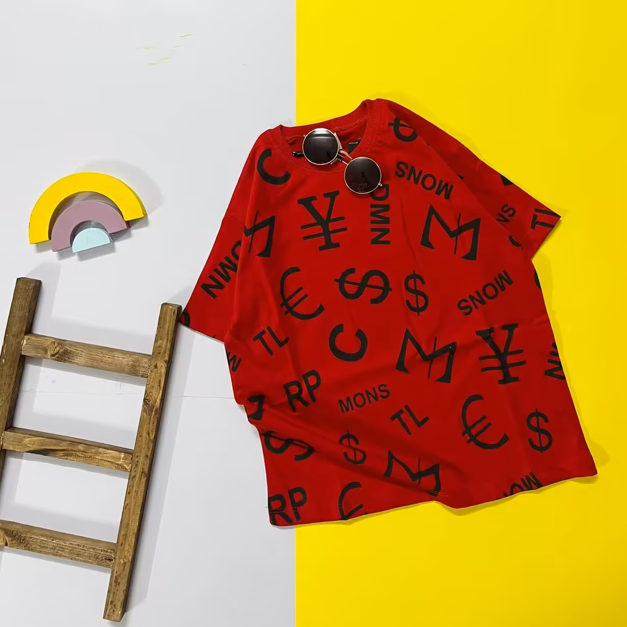 تیشرت تک اسپورت هم پسرونه هم دخترونه شیک و زیبا رنگبندی جذاب و متنوع مناسب حدود سنی 4 تا بزرگسال کار  لش و قواره دار  