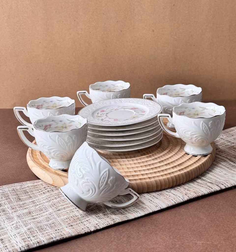 سرویس قهوه خوری 12 پارچه چینی