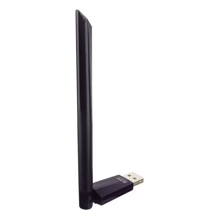 کارت شبکه وایرلس آنتن دار K-net مدل 3dbi 300MbpsK-net 3dbi 300Mbps Wireless USB Adapter
