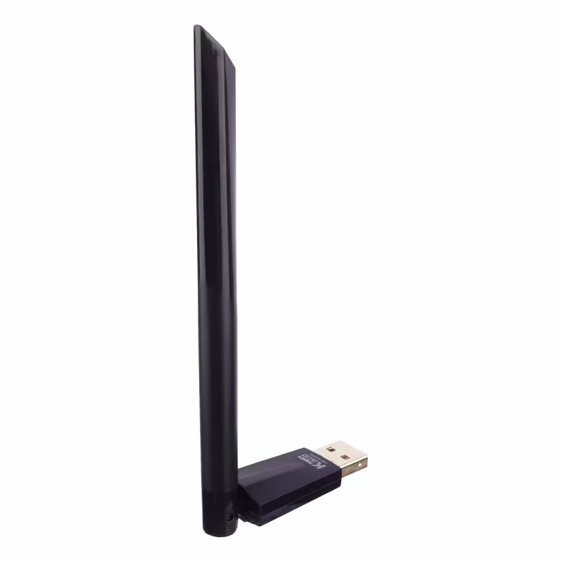 کارت شبکه وایرلس آنتن دار K-net مدل 3dbi 300MbpsK-net 3dbi 300Mbps Wireless USB Adapter