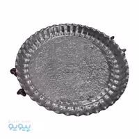 سینی مسی گل پرسی دسته دار آیتم 3270