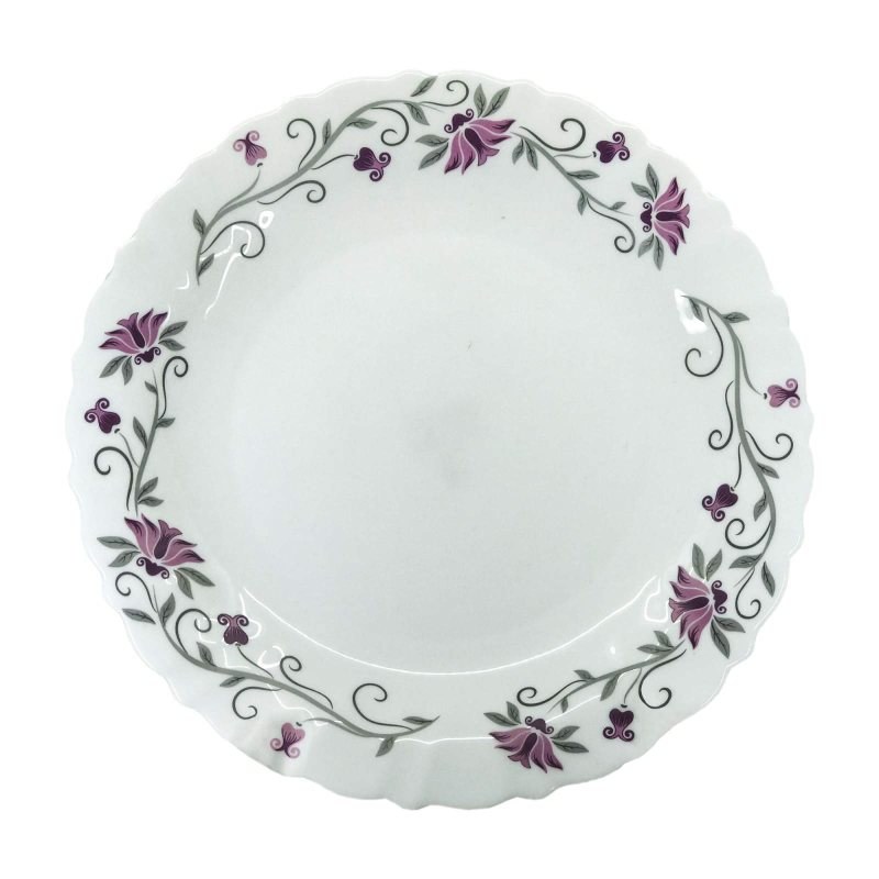 بشقاب غذاخوری تخت پارس اپال مدل لیندا کد 124 درجه یک بسته 6 عددی