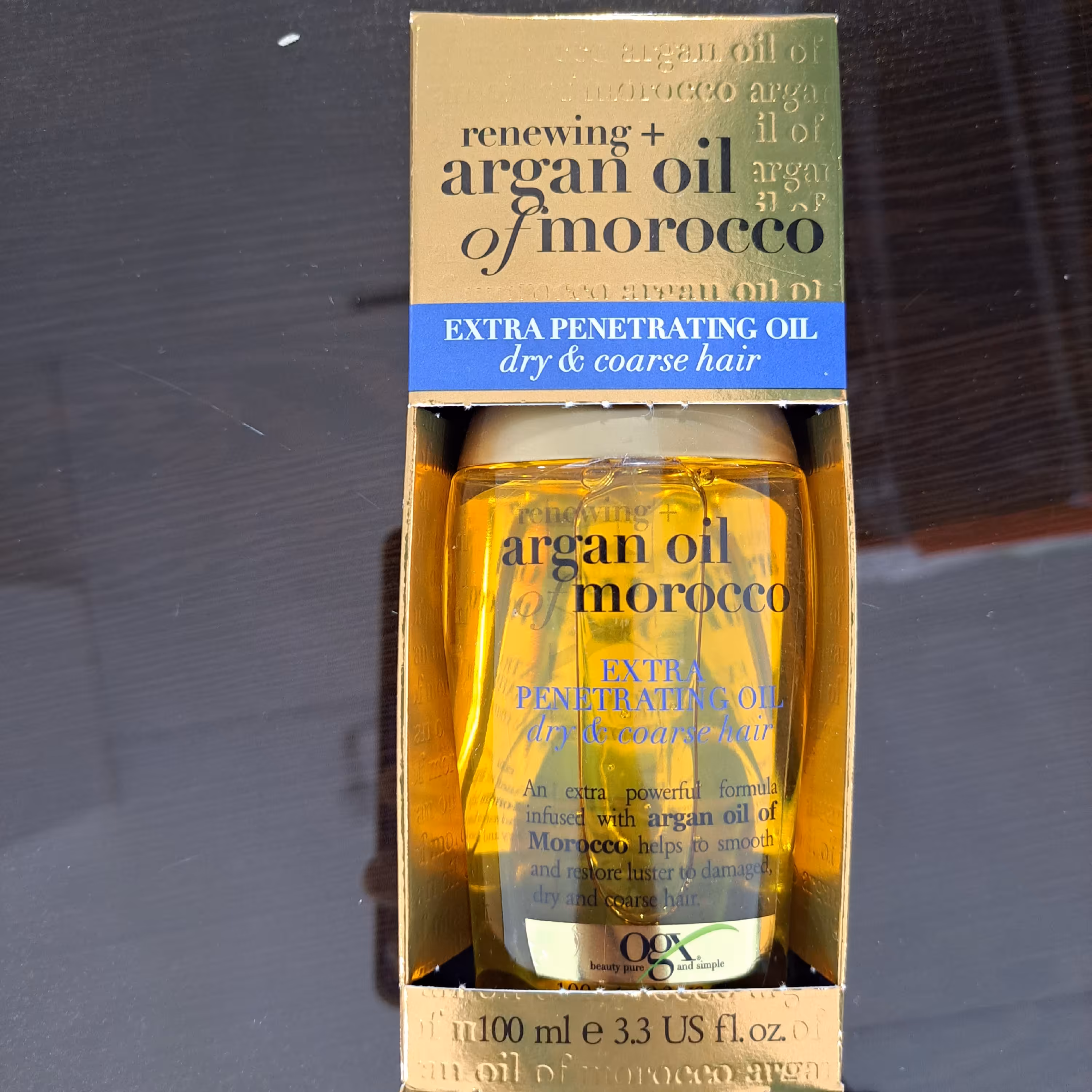 روغن مو آرگان اوجی ایکس OGX مدل اکسترا حجم 100 میلی لیتر

