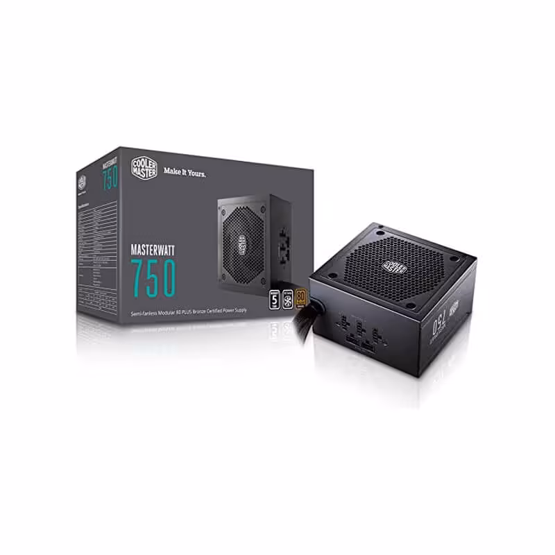 پاور کولر مستر MasterWatt 750W 80Plus Bronze Power Supply