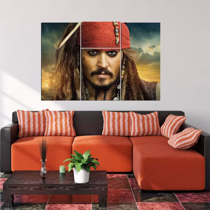 تابلو شاسی طرح جک اسپارو سایز 60X90