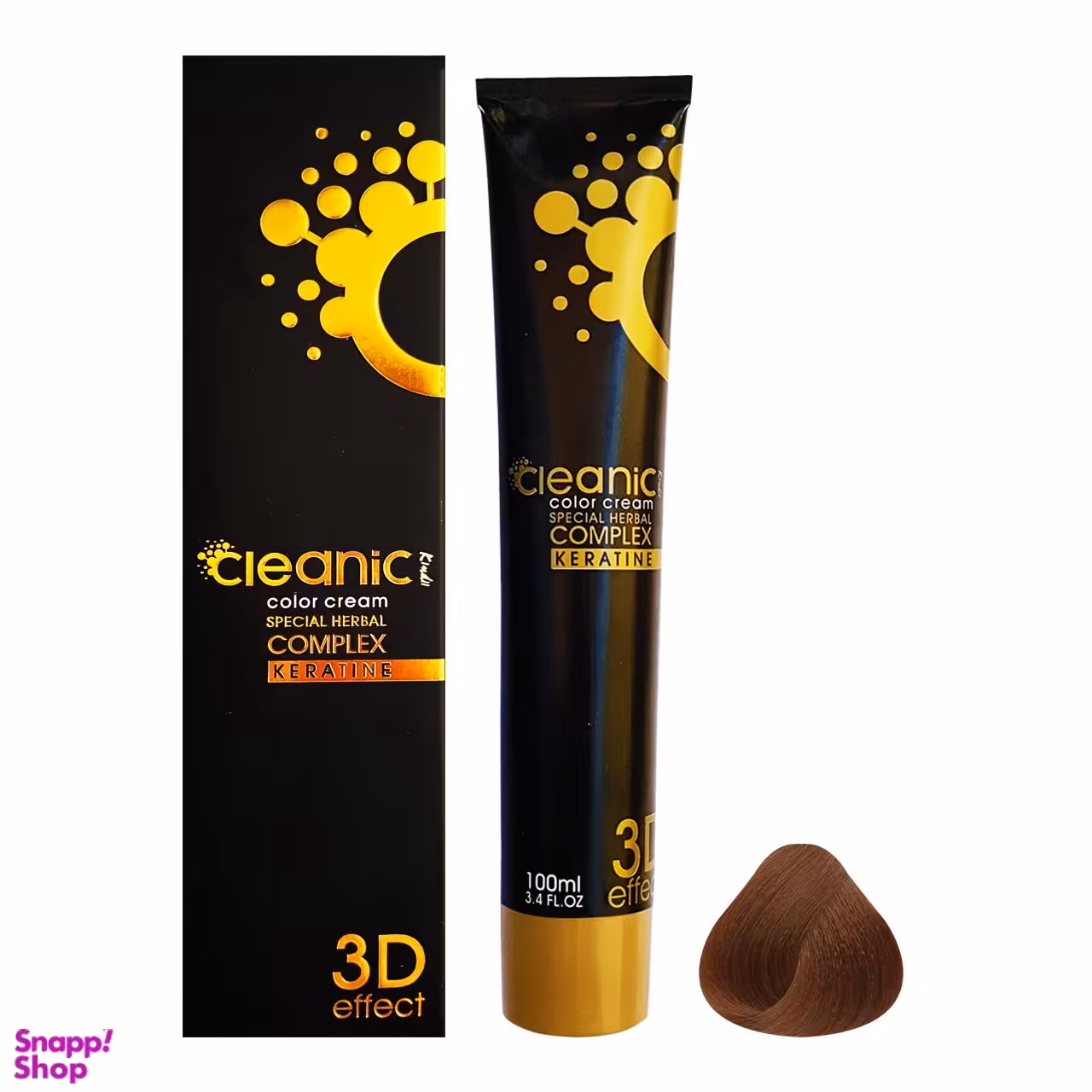 رنگ مو کلینیک کیندی (Cleanic Kindii) شماره 7.77 رنگ بلوند کاپوچینو متوسط حجم 100 میلی‌لیتر